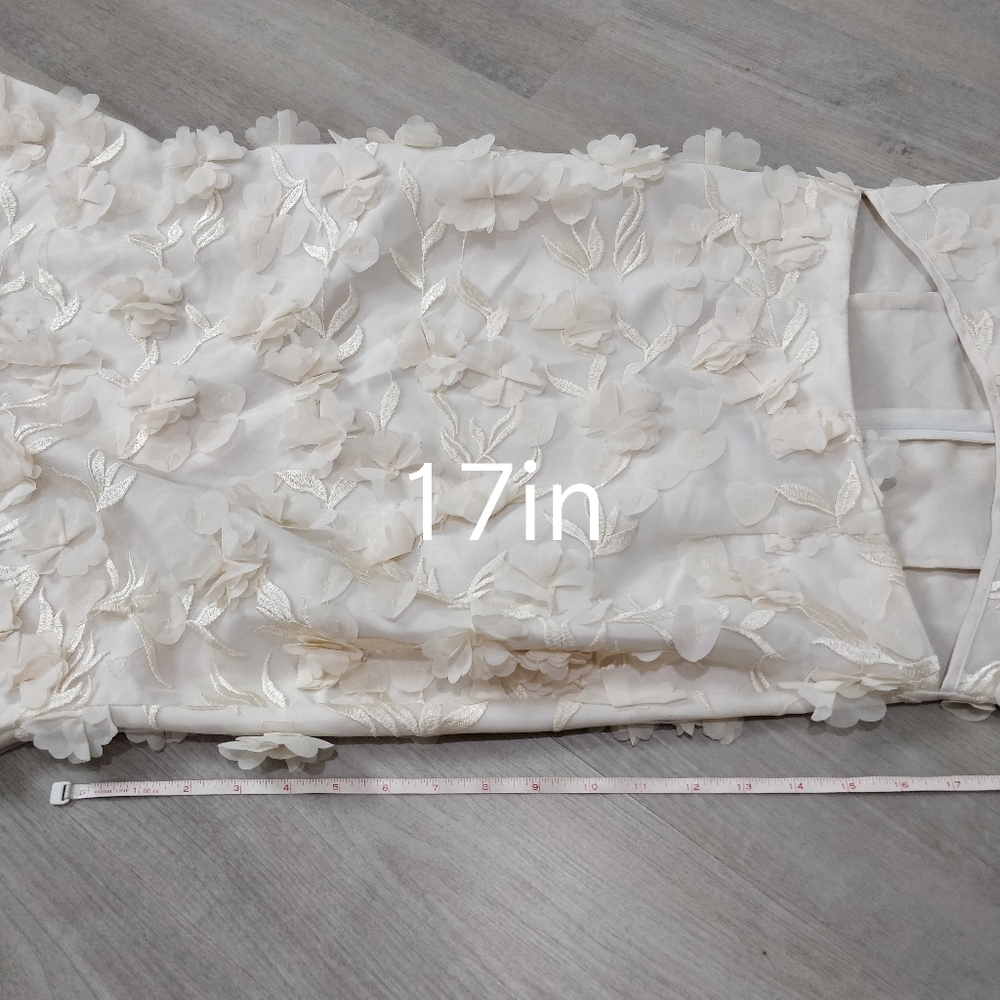 Prom dress custom cream floral JANE.X Emma - Picture 13 of 17